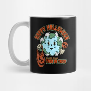 Happy Halloween,Earth Says Trick Or Treat. Mug